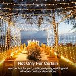 300 LED USB Curtain Light with 8 Modes & Remote alternate 6