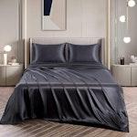 2000TC Queen Satin Sheet Set - 4pc Deep Pocket thumbnail