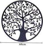 Tree of Life Metal Wall Art (60 x 60 cm) alternate 1