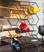 14 Bottle Freestanding Metal Wine Rack alternate 3