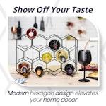 14 Bottle Freestanding Metal Wine Rack alternate 5