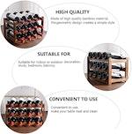Bamboo 3-Layer Wine Rack for 12 Bottles alternate 5