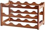 Bamboo 3-Layer Wine Rack for 12 Bottles alternate 2