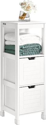 Freestanding 2-Drawer Cabinet with Shelf thumbnail