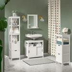 Freestanding 2-Drawer Cabinet with Shelf alternate 1