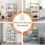 4-Tier Adjustable Metal Storage Shelves Wire Rack alternate 4