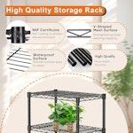 4-Tier Adjustable Metal Storage Shelves Wire Rack alternate 7