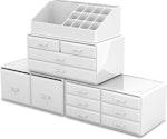 White Makeup Organizer with 12 Drawers alternate 3