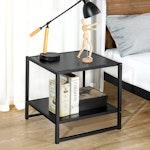 2-Pack Small Black Bedside Tables thumbnail