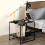 2-Pack Small Black Bedside Tables alternate 3