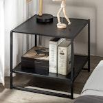 2-Pack Small Black Bedside Tables alternate 4