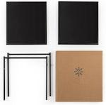 2-Pack Small Black Bedside Tables alternate 5