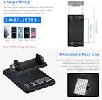LED Selfie Light with Clip - 60 LEDs, 3 Modes alternate 4