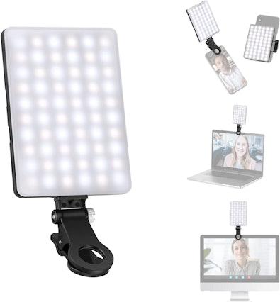 LED Selfie Light with Clip - 60 LEDs, 3 Modes cover