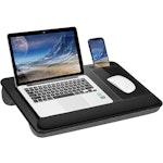 Portable Laptop Desk with Device Ledge & Mouse Pad