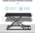 Adjustable Height Standing Desk Converter alternate 5