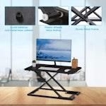 Adjustable Height Standing Desk Converter alternate 7