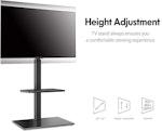 Black TV Stand with Mount for 32-60 inch alternate 2