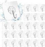 24-Pack Heavy Duty Adhesive Kitchen Hooks thumbnail