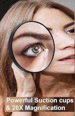 20X Magnifying Travel Mirror & Eyebrow alternate 3