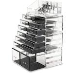 Clear Makeup Organizer with 12 Drawers alternate 7