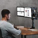 Triple Monitor Arm Desk Mount 17-27 Adjustable alternate 3