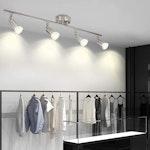 Modern 4-Light LED Track Lighting Kit - Chrome alternate 1