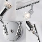 Modern 4-Light LED Track Lighting Kit - Chrome alternate 5