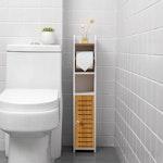 Bamboo Toilet Paper Holder with Roller, 76cm alternate 2
