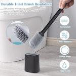 Wall-Mounted Silicone Toilet Brush & Holder Set alternate 3