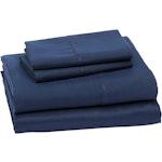 Navy Blue King Size Microfiber Sheet Set