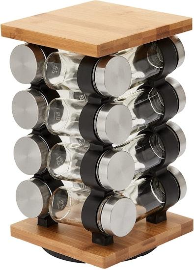 VIKUS 12-Jar Spice Rack Organizer for Kitchen cover
