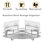 2-Pack Corner Shower Caddy with Hooks alternate 8