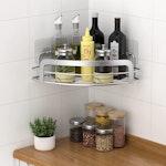 2-Pack Corner Shower Caddy with Hooks alternate 4