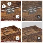 Rustic Toy Chest with Safety Hinges & Bench alternate 3