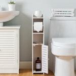 Toilet Paper Holder with Roller - White, 76cm alternate 1