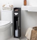 Toilet Paper Roll Holder, Black, 80cm alternate 2