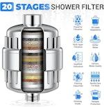 20-Stage Showerhead Filter - Hard Water, Chrome alternate 1