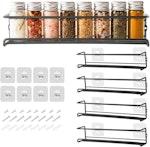4-Tier Stainless Steel Wall Spice Rack thumbnail