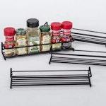 4-Tier Stainless Steel Wall Spice Rack alternate 3