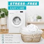 Super King Microfiber Fitted Sheet - Wrinkle-Free alternate 7