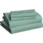 Emerald Green Queen Microfiber Bed Sheet Set