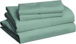 Emerald Green Queen Microfiber Bed Sheet Set thumbnail