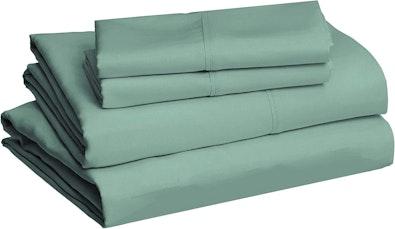 Emerald Green Queen Microfiber Bed Sheet Set cover