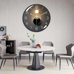 Silent 3D Wall Clock, Battery-Operated alternate 2