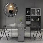 Silent 3D Wall Clock, Battery-Operated alternate 4