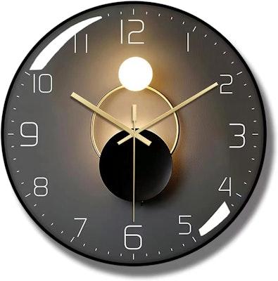 Silent 3D Wall Clock, Battery-Operated cover