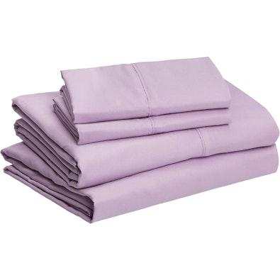 Queen Bed Sheet Set, Microfiber, Deep Pockets cover
