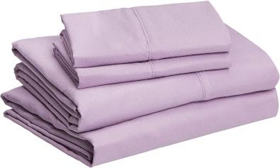 Queen Bed Sheet Set, Microfiber, Deep Pockets cover