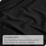 2000TC Queen Bed Sheet Set with Pillowcases alternate 2